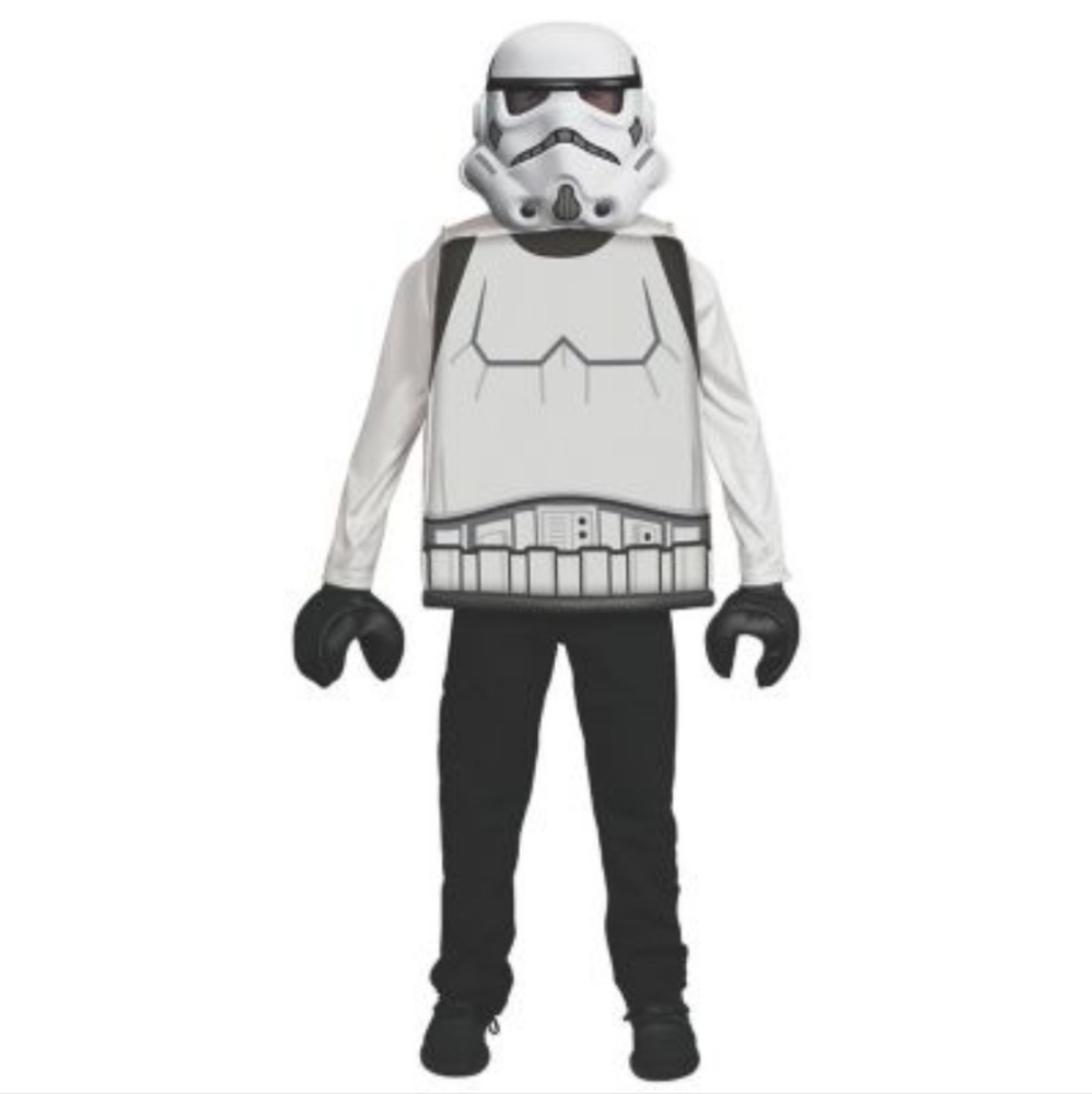 Lego stormtrooper star wars halloween costume 7-8